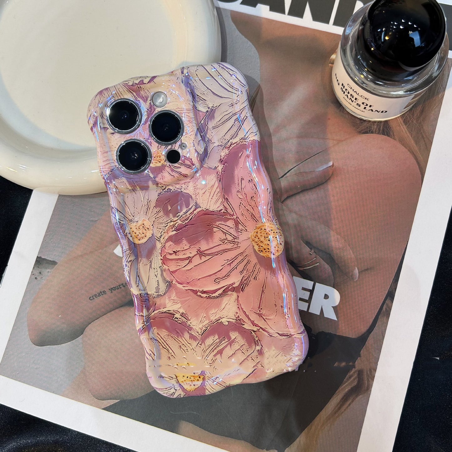 Retro Oil Painting Phone Case Artistic Protective Cover for iPhone 11–14 Pro Max