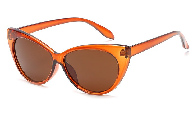 Cat Eye Sunglasses for Women - Fashion UV400 PC Lens, Plastic Metal Frame