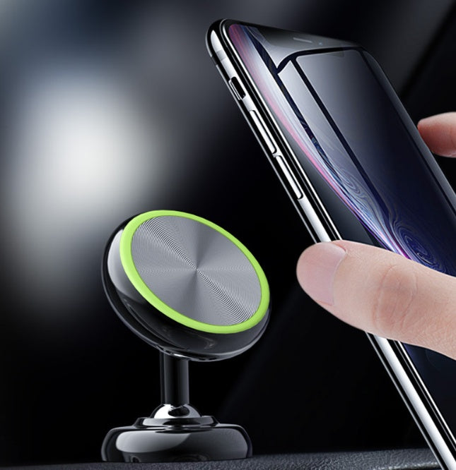 Luminous Metal Car Rotary Universal Magnetic Phone Holder