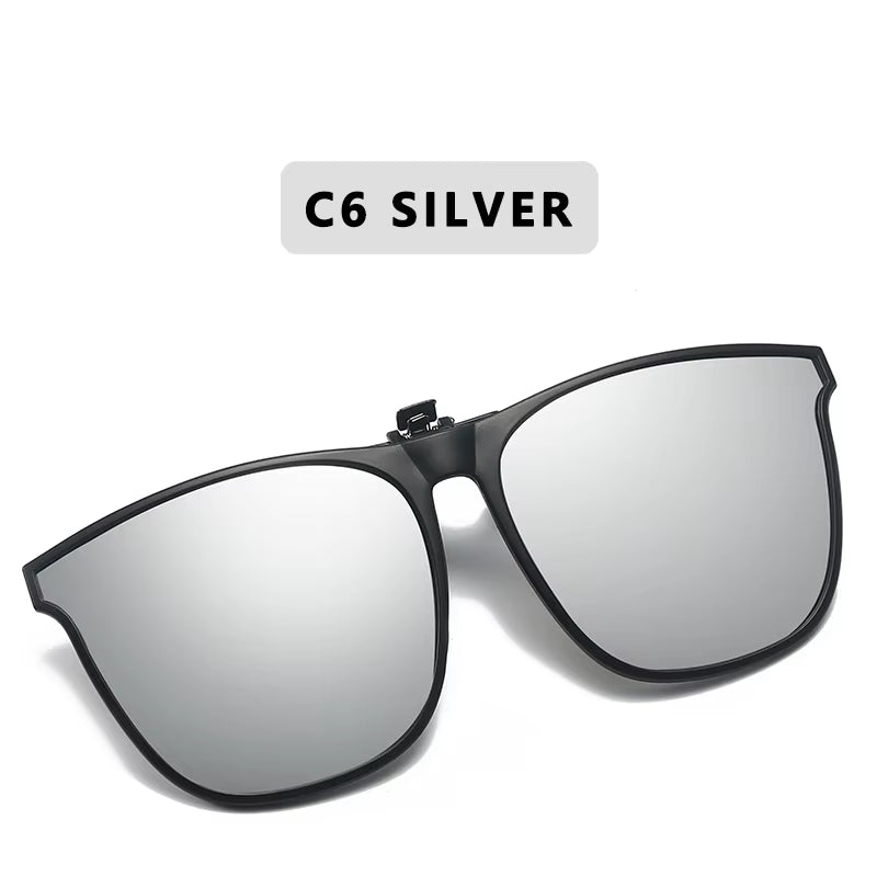 Polarized Night Vision Clip-On Sunglasses Men Anti-Glare – Free Shipping W/ Case