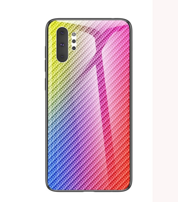 Graded Carbon Fiber Glass Toughened Phone Case For A51 A91