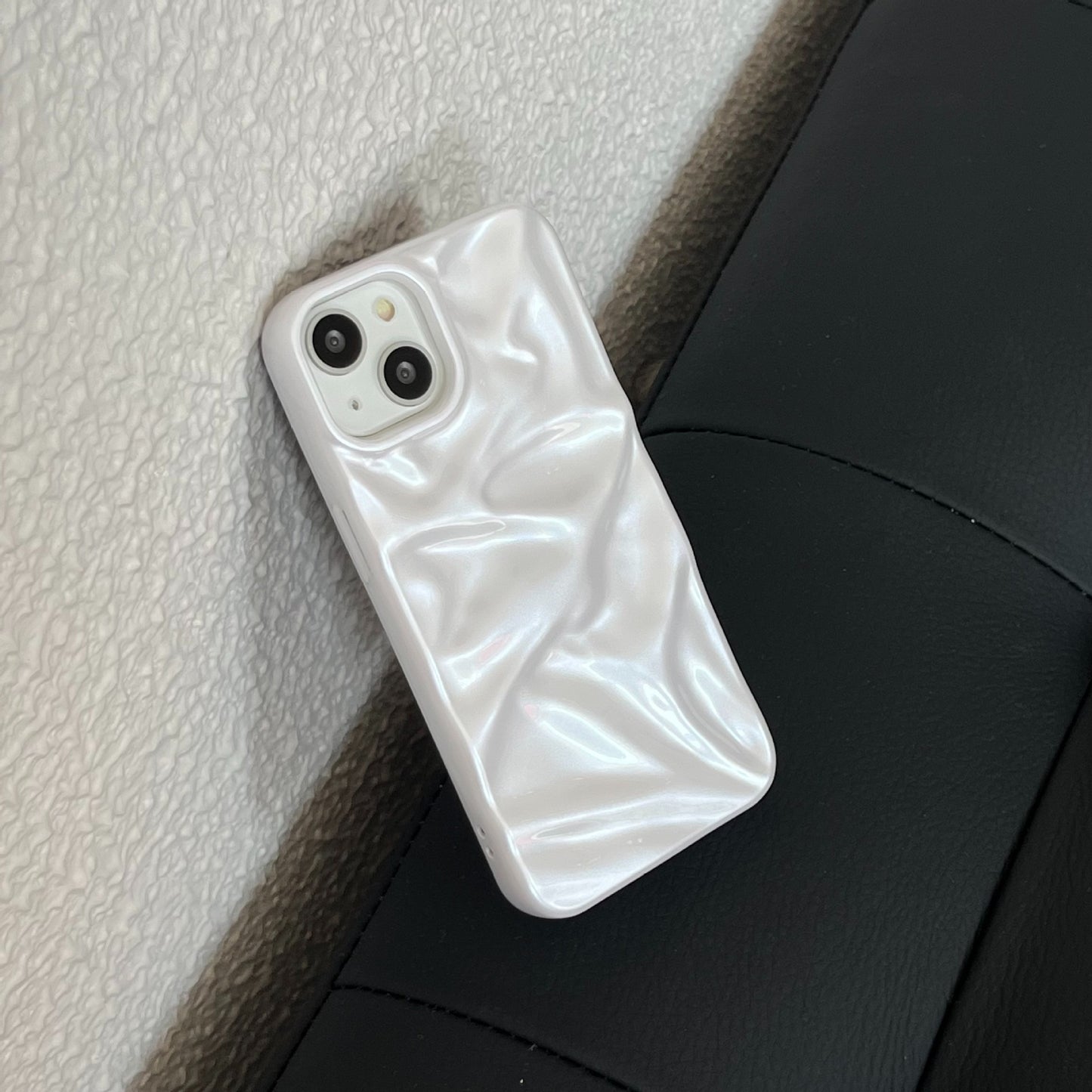 Electroplating Three Dimensional Pleated TPU Phone Case