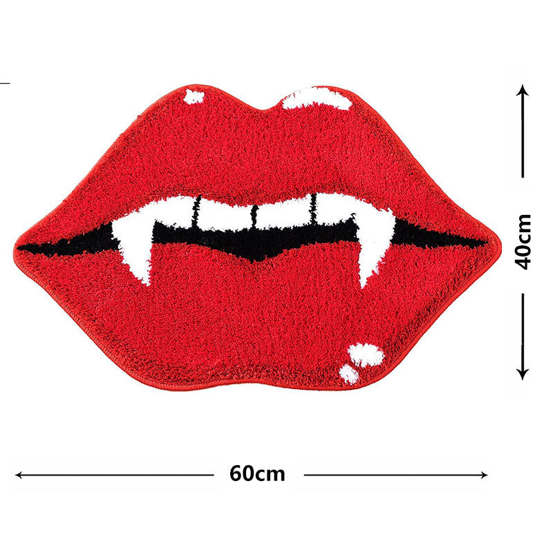 Halloween Door Mat Spooky Cashmere 40x60cm Indoor Family Welcome Rug