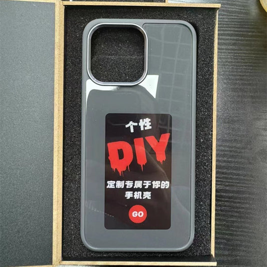 DIY Display Screen Phone Case for iPhone PC TPU Shockproof