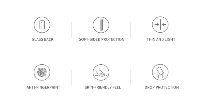 Graded Carbon Fiber Glass Toughened Phone Case For A51 A91