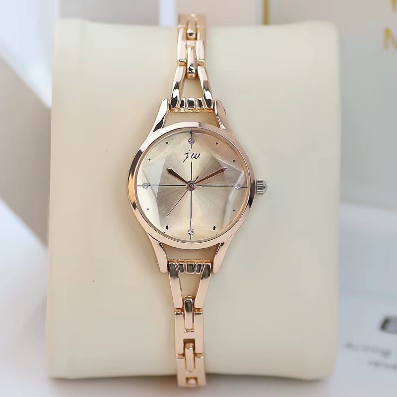 Women Gold Quartz Watch Includes Case, Free Shipping, Ships in 24 Hours