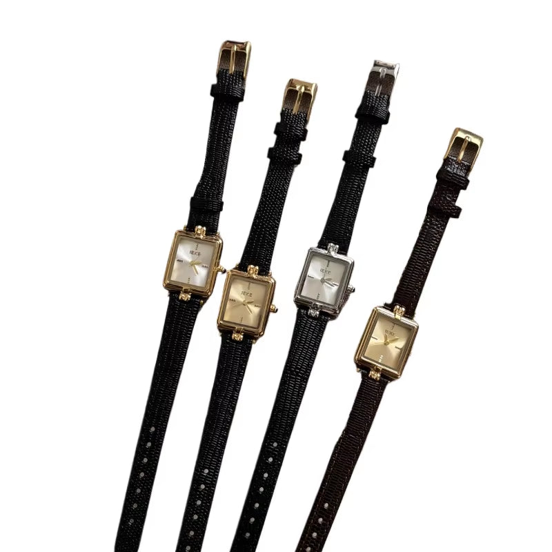Classic Trend Ladies Watch Elegant Simple Retro 2025 Waterproof Quartz Watch Birthday Gift Student