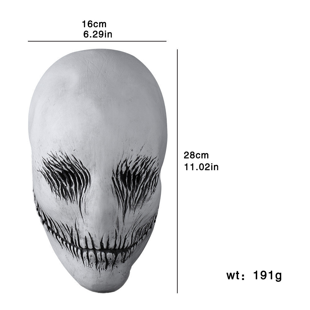 Halloween Ghost Latex Mask Scary Full Head Horror Masquerade Party Cosplay Prop