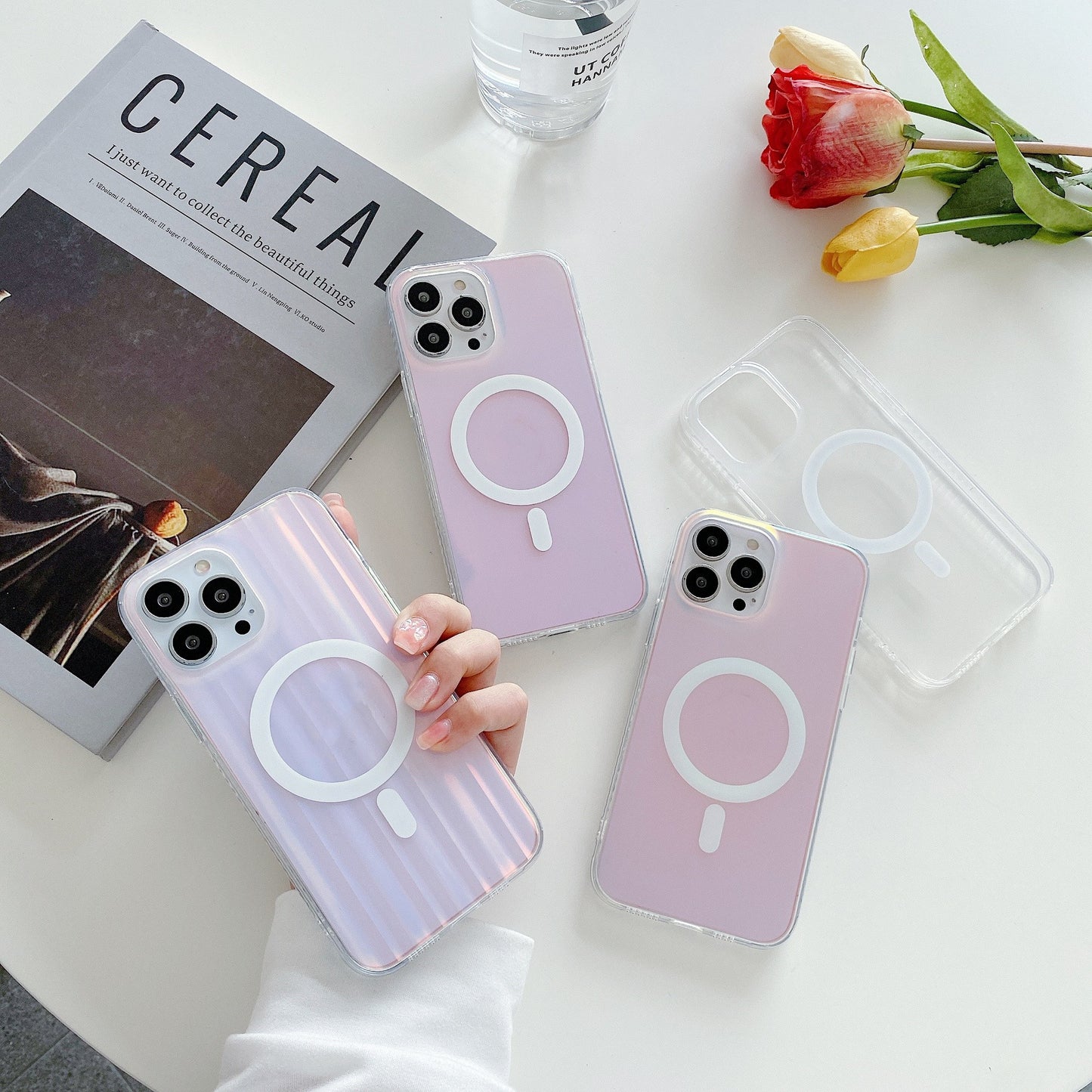 Magnetic Frosted Phone Case Protective Back Cover for iPhone 12 13 14 15 16