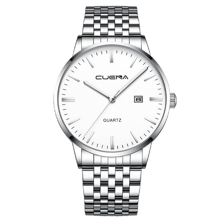 Men’s Sport Quartz Watch 30M Waterproof Alloy Case with Calendar