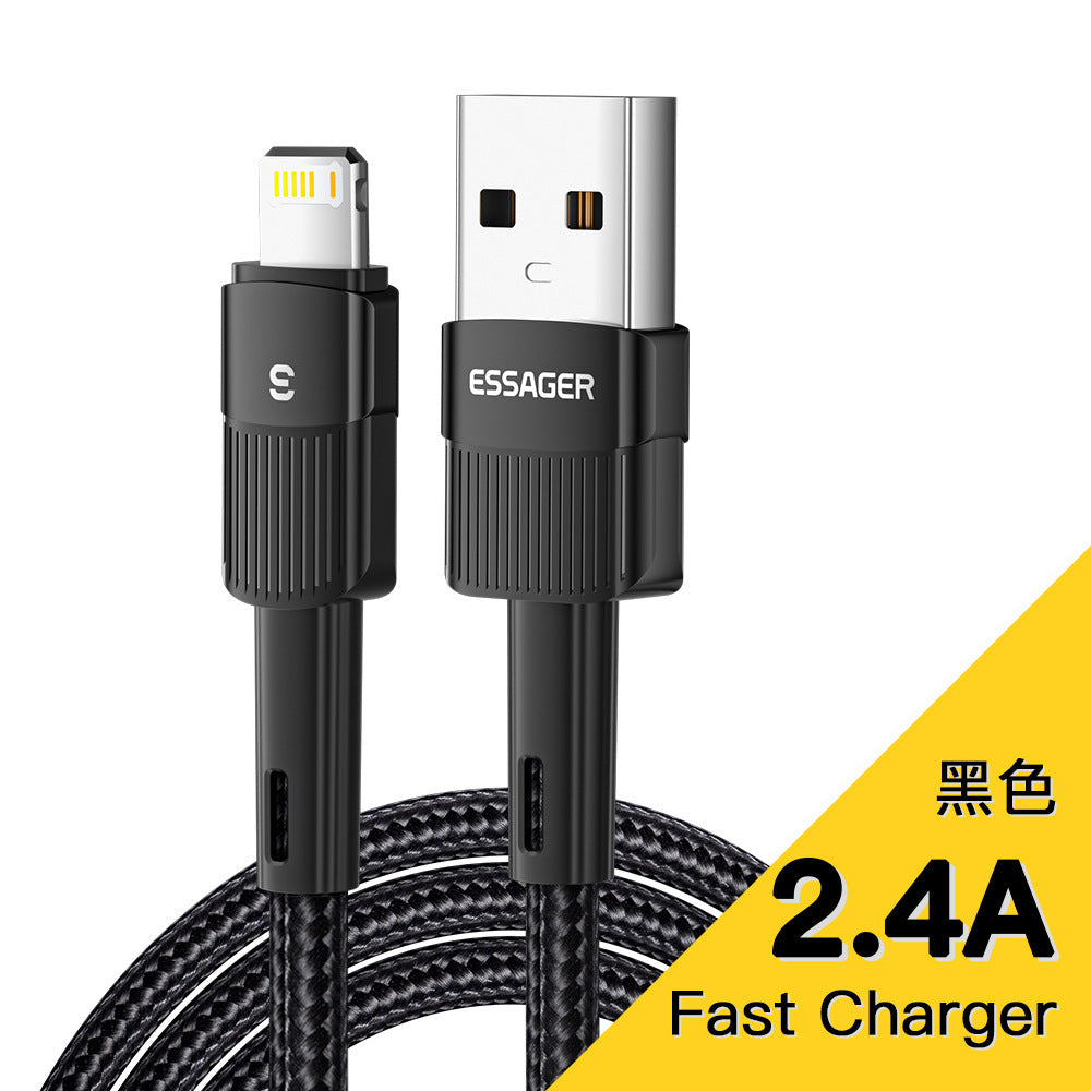 New 6A Fast Charge Data Cable Lightning Micro USB Type C