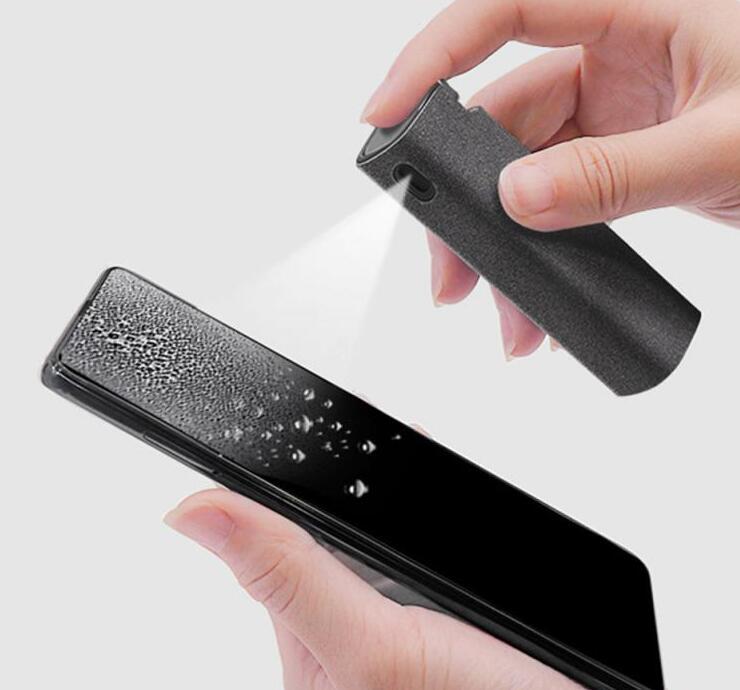 2 In 1 Screen Cleaner Kit For Phone And PC Microfiber Cloth