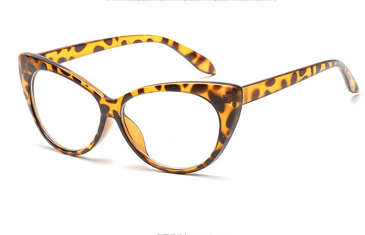 Cat Eye Sunglasses for Women - Fashion UV400 PC Lens, Plastic Metal Frame