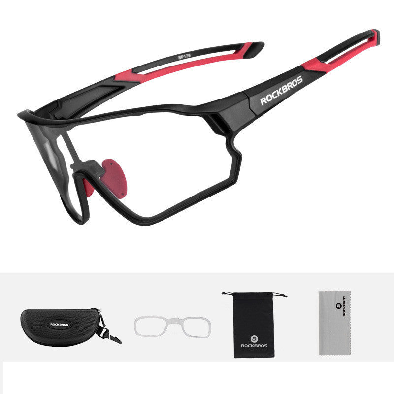 Photochromic Polarized Cycling Glasses Men Outdoor Running Sports UV400