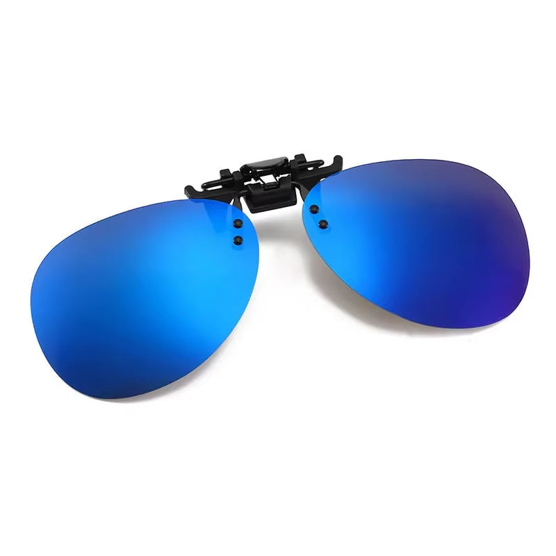 Clip-On Polarized Photochromic Night Vision Glasses Free Shipping Includes Case