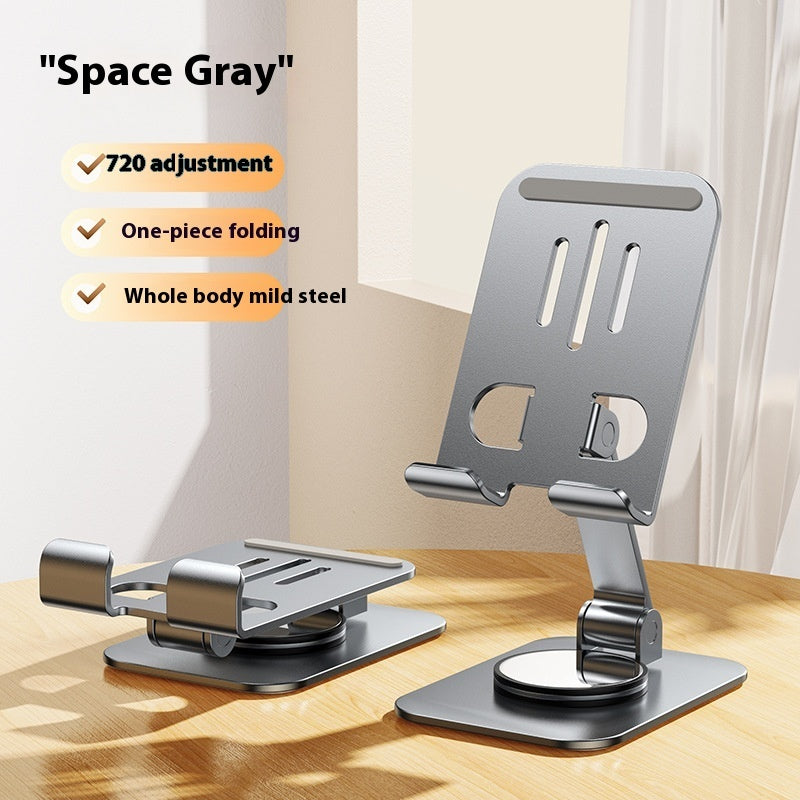 Rotating Aluminum Phone Bracket Foldable Desktop Stand