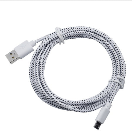 Nylon Braided Micro USB Cable Data Sync Charger Cable