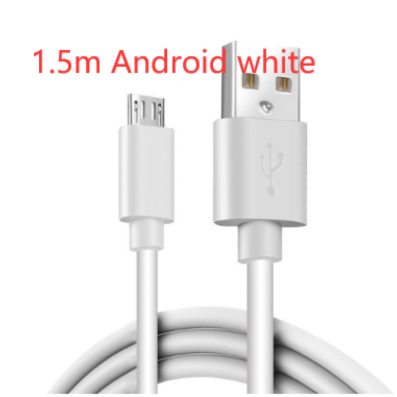 Android USB C Fast Charging Cable 1m 1.5m 2m White Black