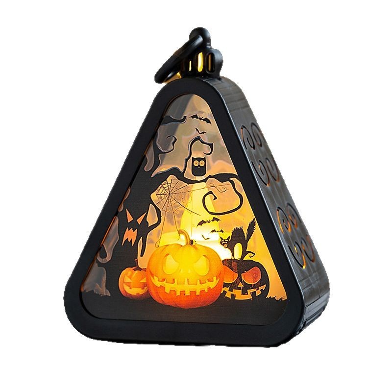 Portable Halloween Pumpkin Lamp Spooky Party Decoration Props for Home