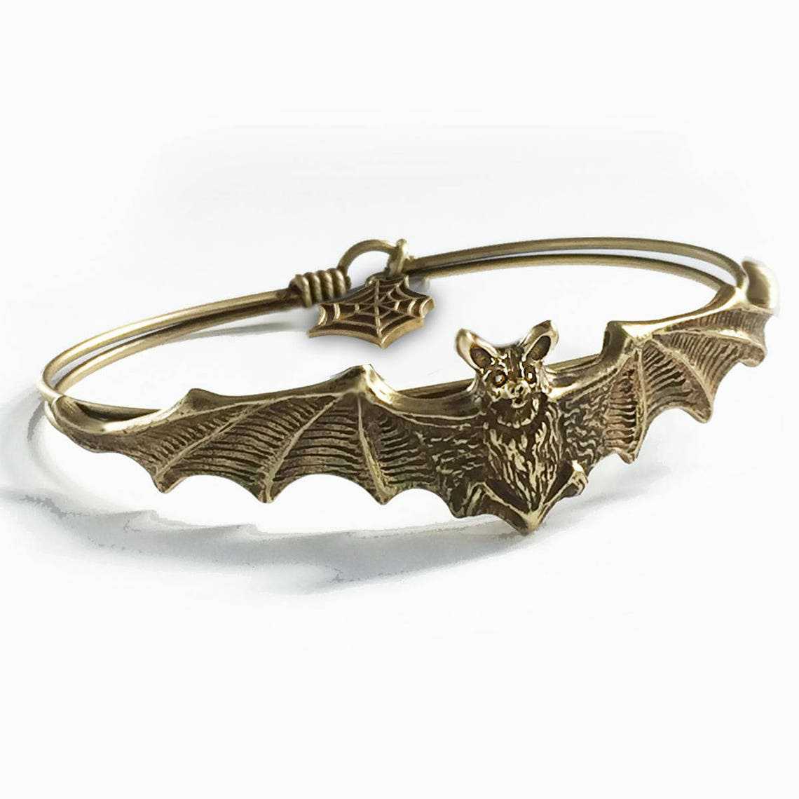 Halloween Bat Bracelet Gothic Punk Style Costume Jewelry Party Accessory