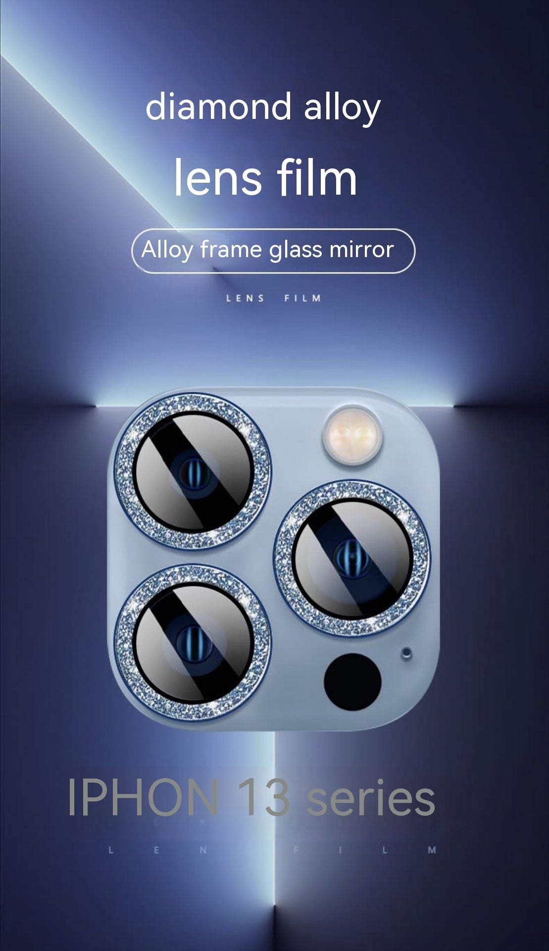 Rhinestone Lens Protector For Mobile Phone Eagle Eye Shield