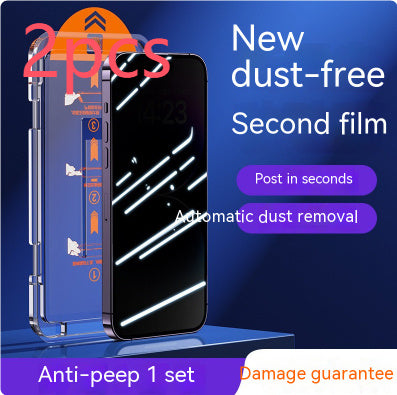 Dust Free Privacy Tempered Glass Full Screen Protector HD