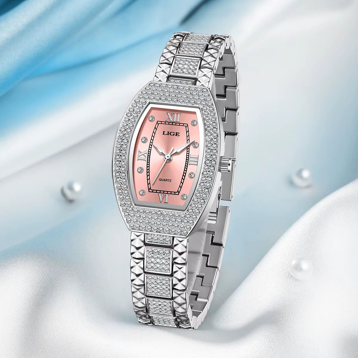 New  Original Design Luxury Diamond Watch for Women Elegant Watches Fashion Out Sport Stainless Steel Waterproof Mille Clock