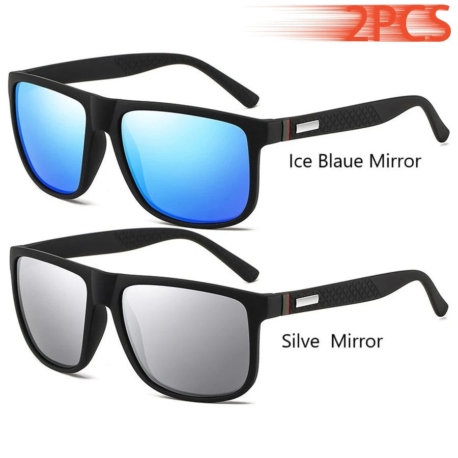 Fashion Vintage Square Sunglasses Men Women Luxury Brand Designer Men'S Sun Glasses Driving Fishing UV400 Eyewear Man