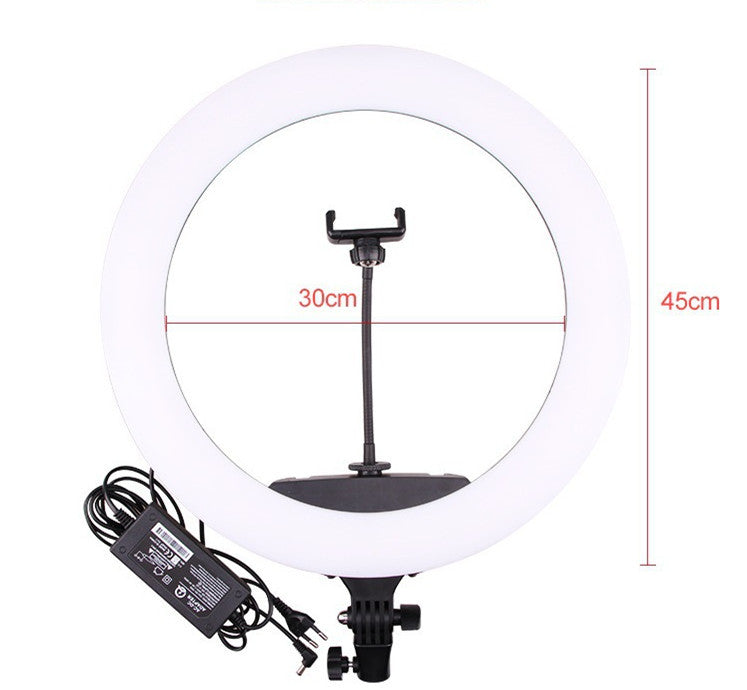 Multi Camera Live Broadcast Ring Light With Beautifying 16In