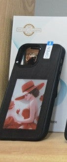 NFC Color E-Ink Screen Projection Smart Phone Case for iPhone 12–15 Pro Max