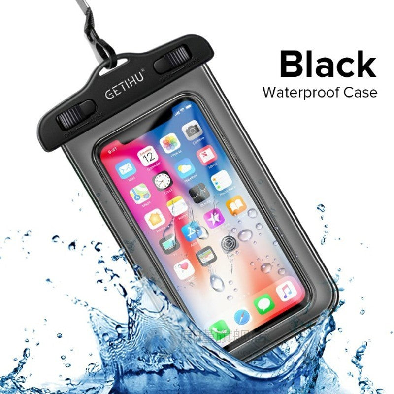 Universal Waterproof Phone Case Cover Black Pink Blue