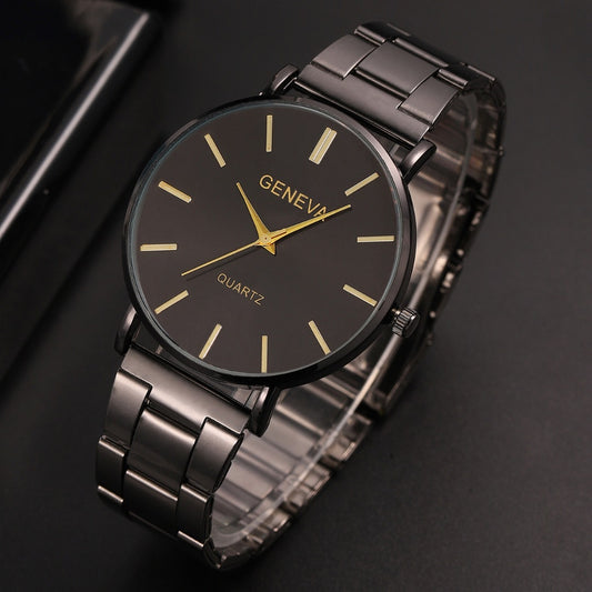 Steel Belt Ultra Thin Quartz Watch Unisex – Casual Everyday Wear