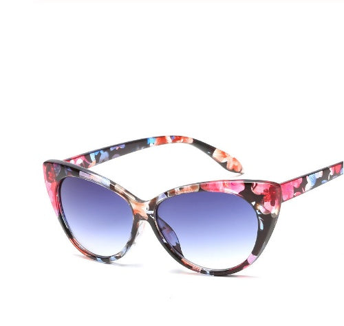 Cat Eye Sunglasses for Women - Fashion UV400 PC Lens, Plastic Metal Frame