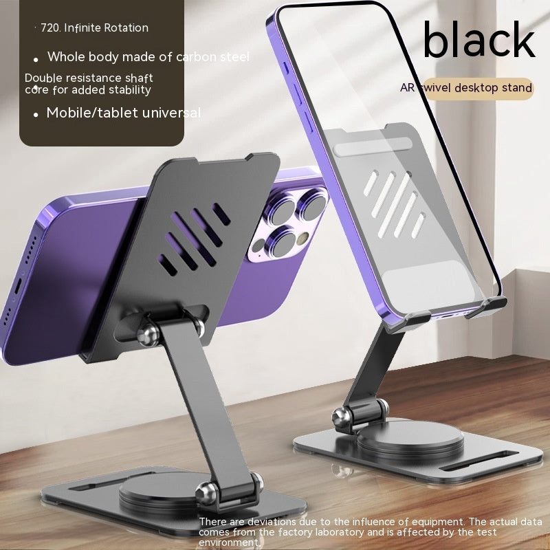 360 Degrees Rotate Metal Desk Stand for Phone and Tablet