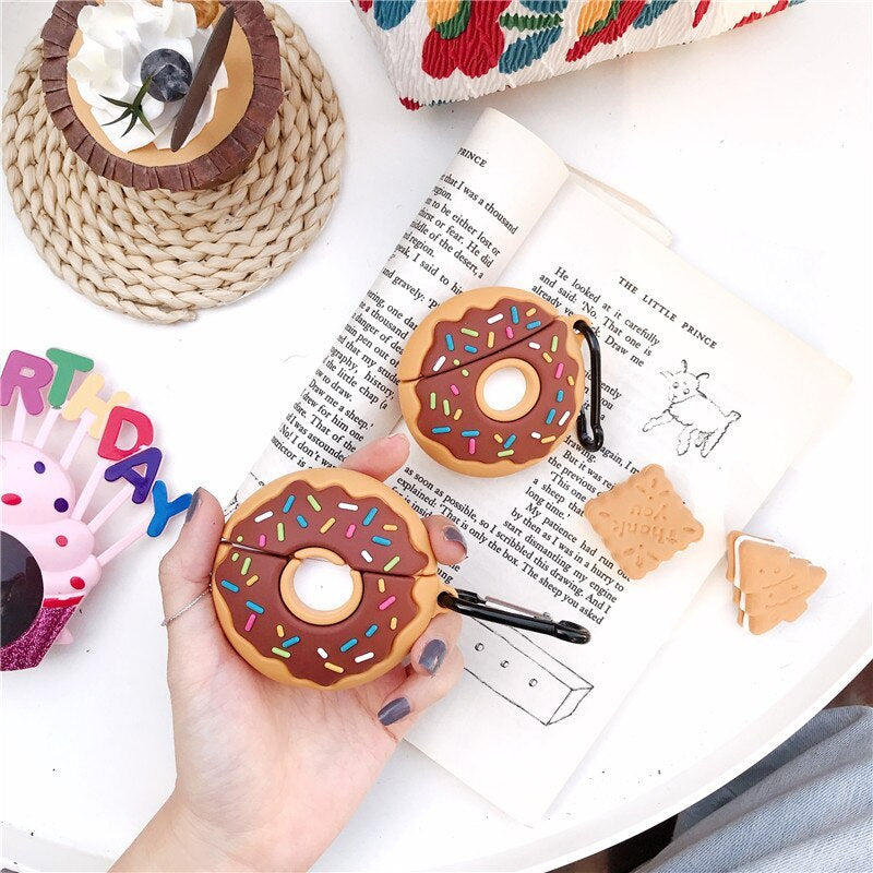 Cute Donuts Earphone Case for Apple AirPods Pro Silicone