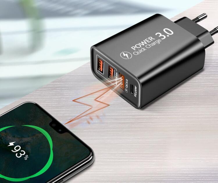 US And European 3 USB Travel Charger For Mobile Phones