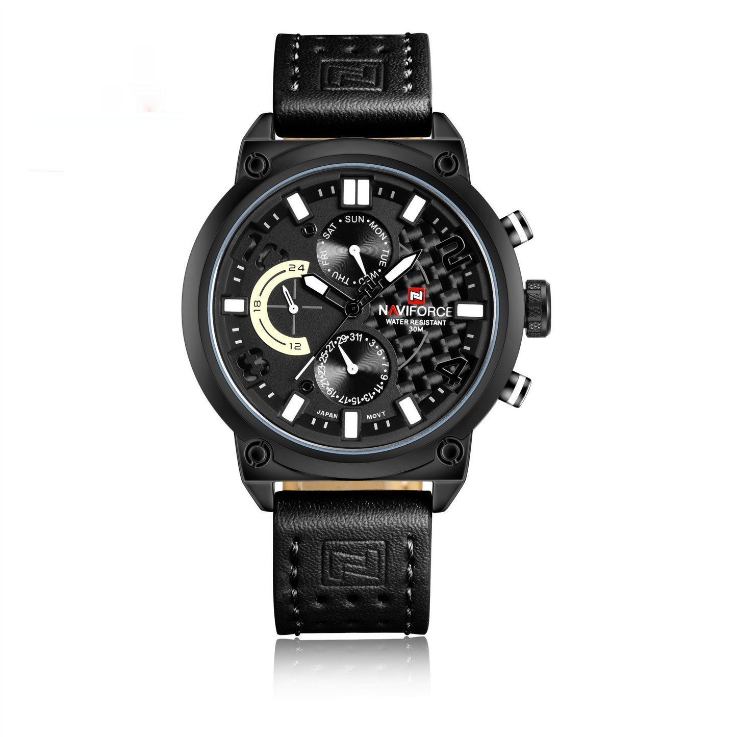 Men’s Quartz Watch Metal Case 30M Waterproof Casual Style with Multi-Colors