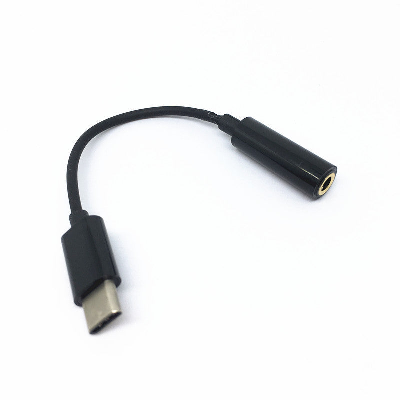 Type C To 3.5mm Audio Adapter Cable 10cm High Purity Copper