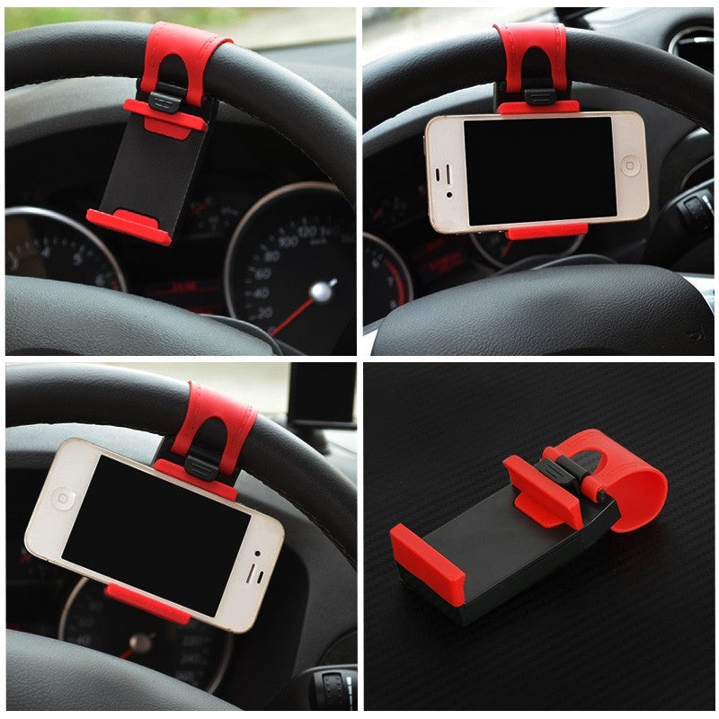 Universal Car Steering Wheel Clip Mount Holder For Iphone