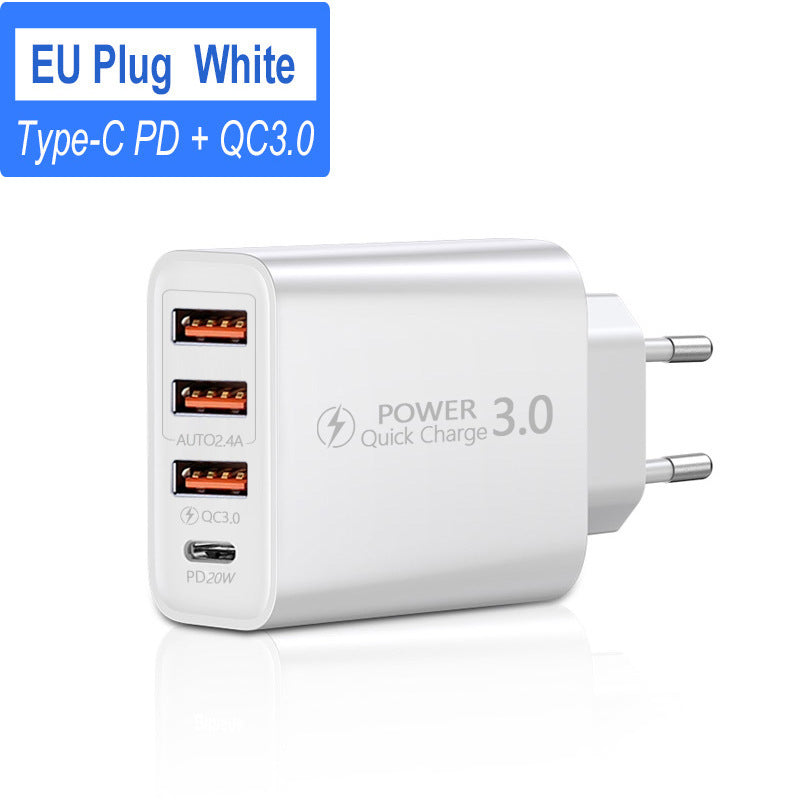 US And European 3 USB Travel Charger For Mobile Phones