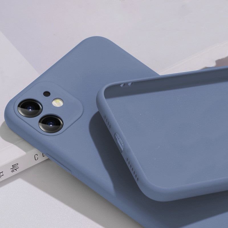 Precision Hole Liquid Silicone Case For Apple iPhone TPU