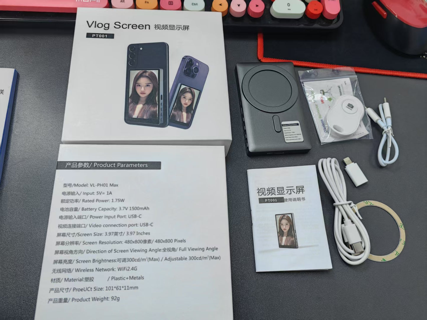 Mobile Phone Rear Selfie Hdmi Device With Same Screen