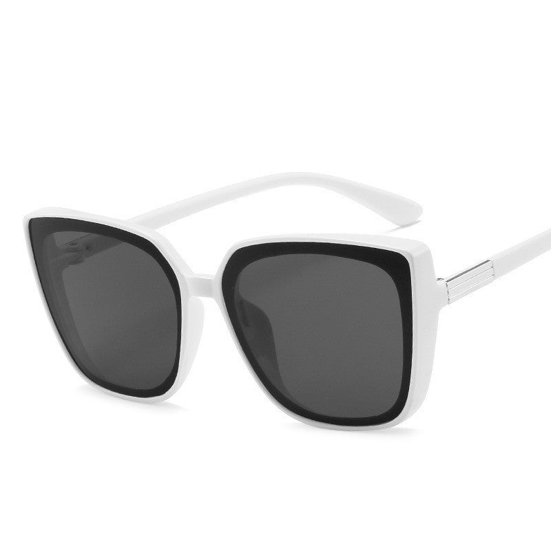 Cat Eye Sunglasses for Women - Personality Style UV400 AC Lens PC Frame