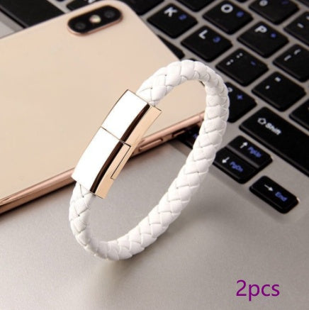 Bracelet Charger USB Cable For IPhone 14 13 Max Leather