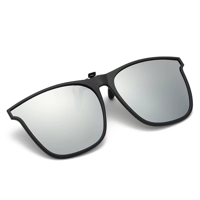 Polarized Clip on Sunglasses Men Women Photochromic Car Driver Goggles Night Vision Glasses anti Glare Vintage Square Glasses