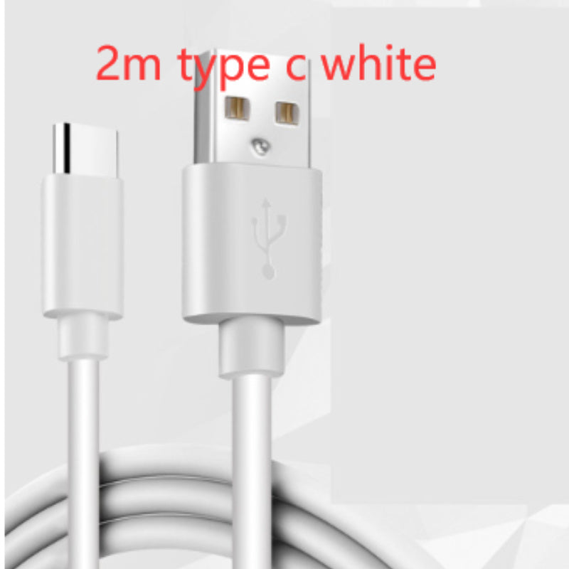 Android USB C Fast Charging Cable 1m 1.5m 2m White Black