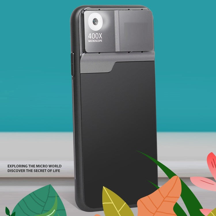 Aluminum Alloy TPU Mobile Phone Microscope Lens 400X