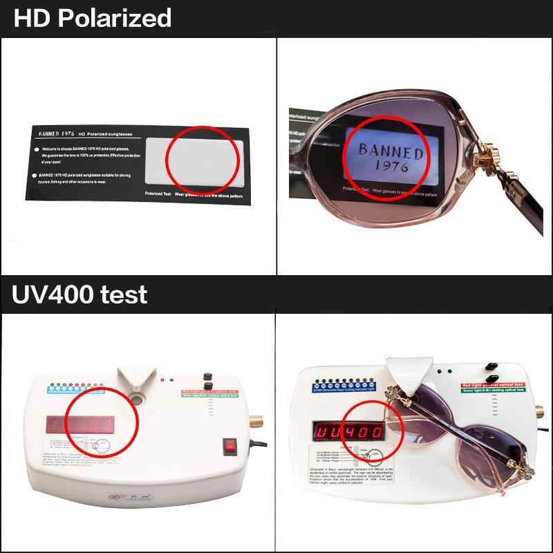 Luxury Polarized Sunglasses Women Fashion Outdoor UV400 Retro Trendy Shades