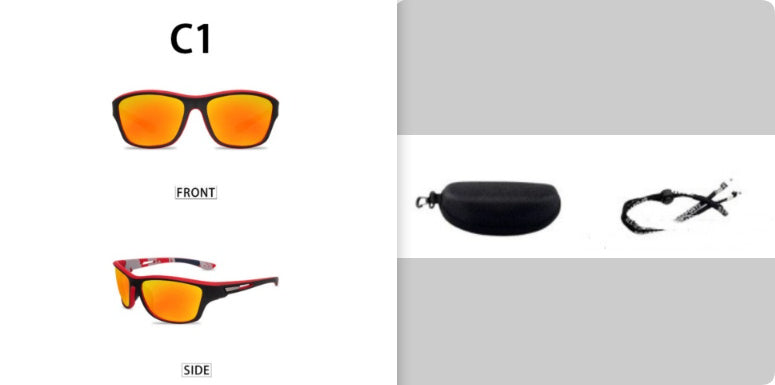 Polarized Sunglasses Men Outdoor UV400 Anti-Glare Driving Sports Shades