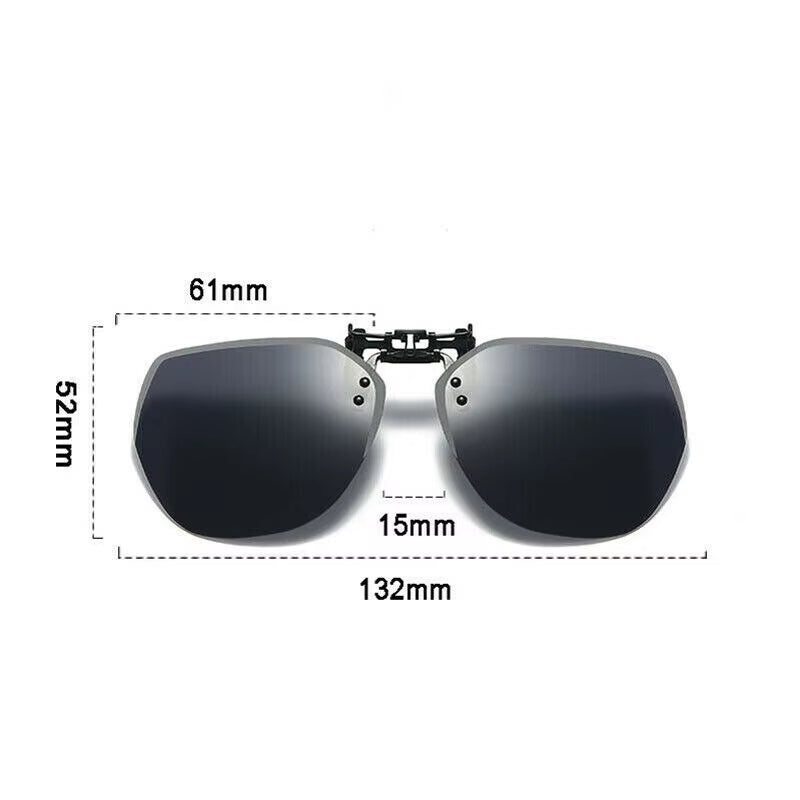 Polarized Clip-On Sunglasses for Fishing Men – Free Shipping Includes Case